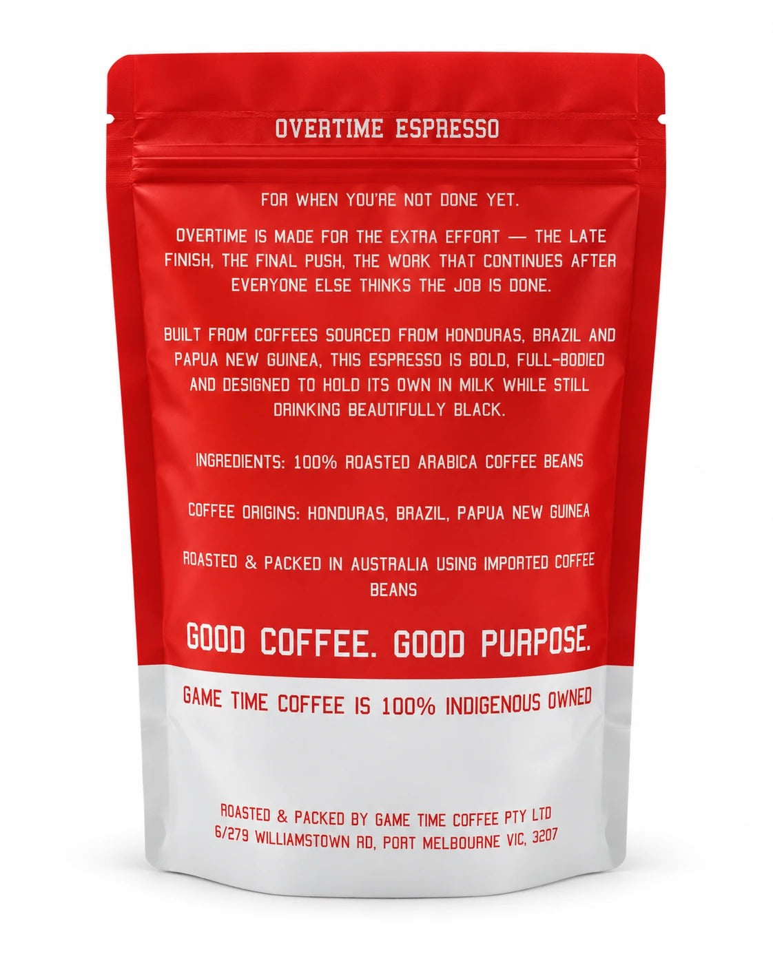 Overtime Espresso 250g